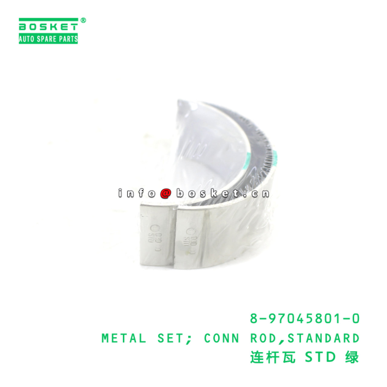 8-97045801-0 METAL SET; CONN ROD,STANDARD suitable for ISUZU 4HF1 4HG1 T 6HH1 8970458010