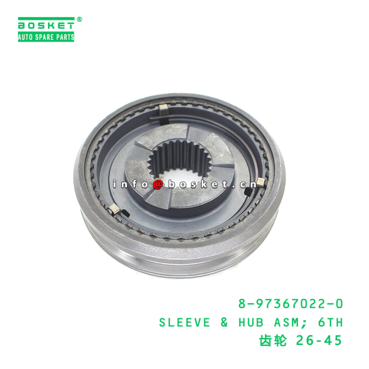 8-97367022-0 SLEEVE & HUB ASM; 6TH suitable for ISUZU   8973670220