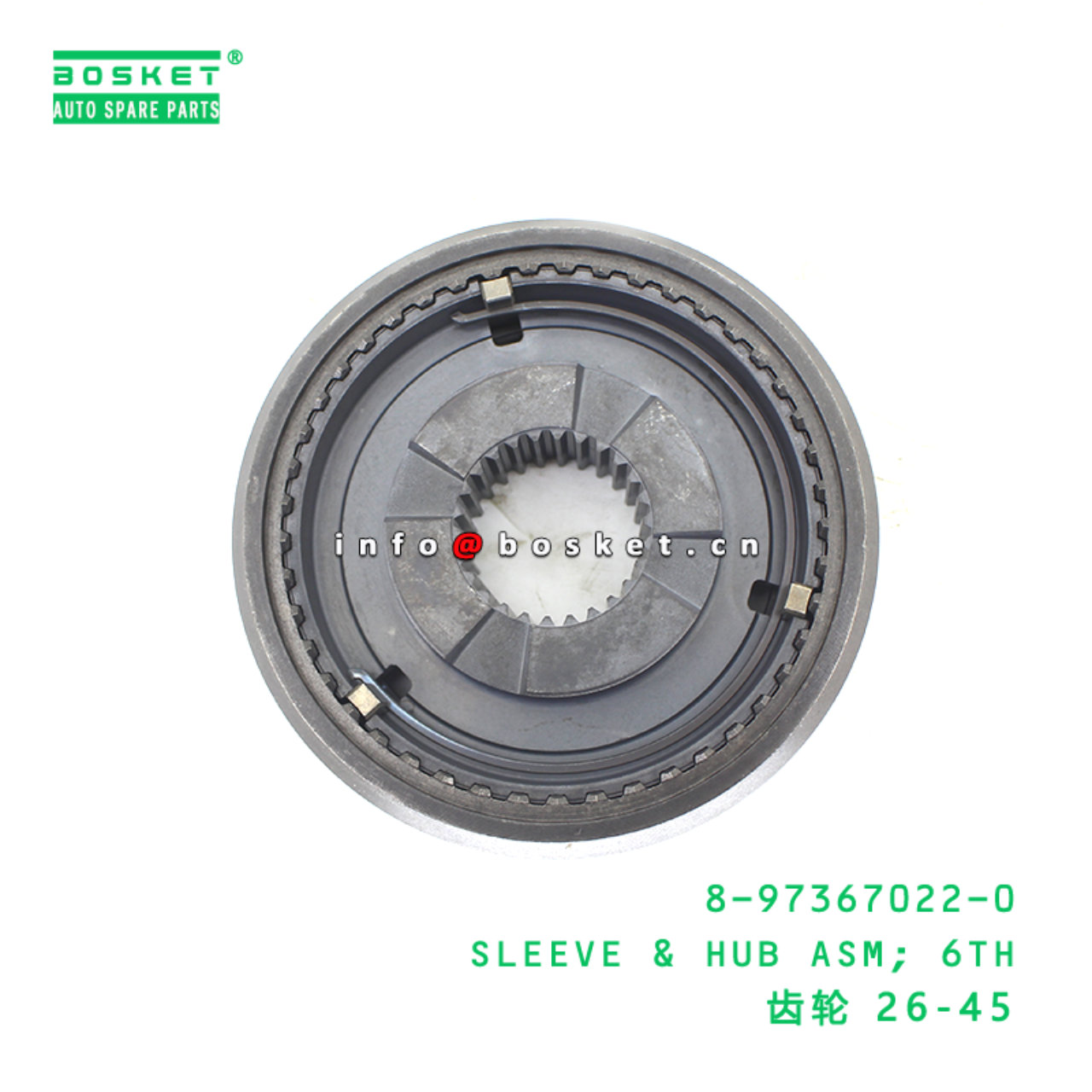 8-97367022-0 SLEEVE & HUB ASM; 6TH suitable for ISUZU   8973670220