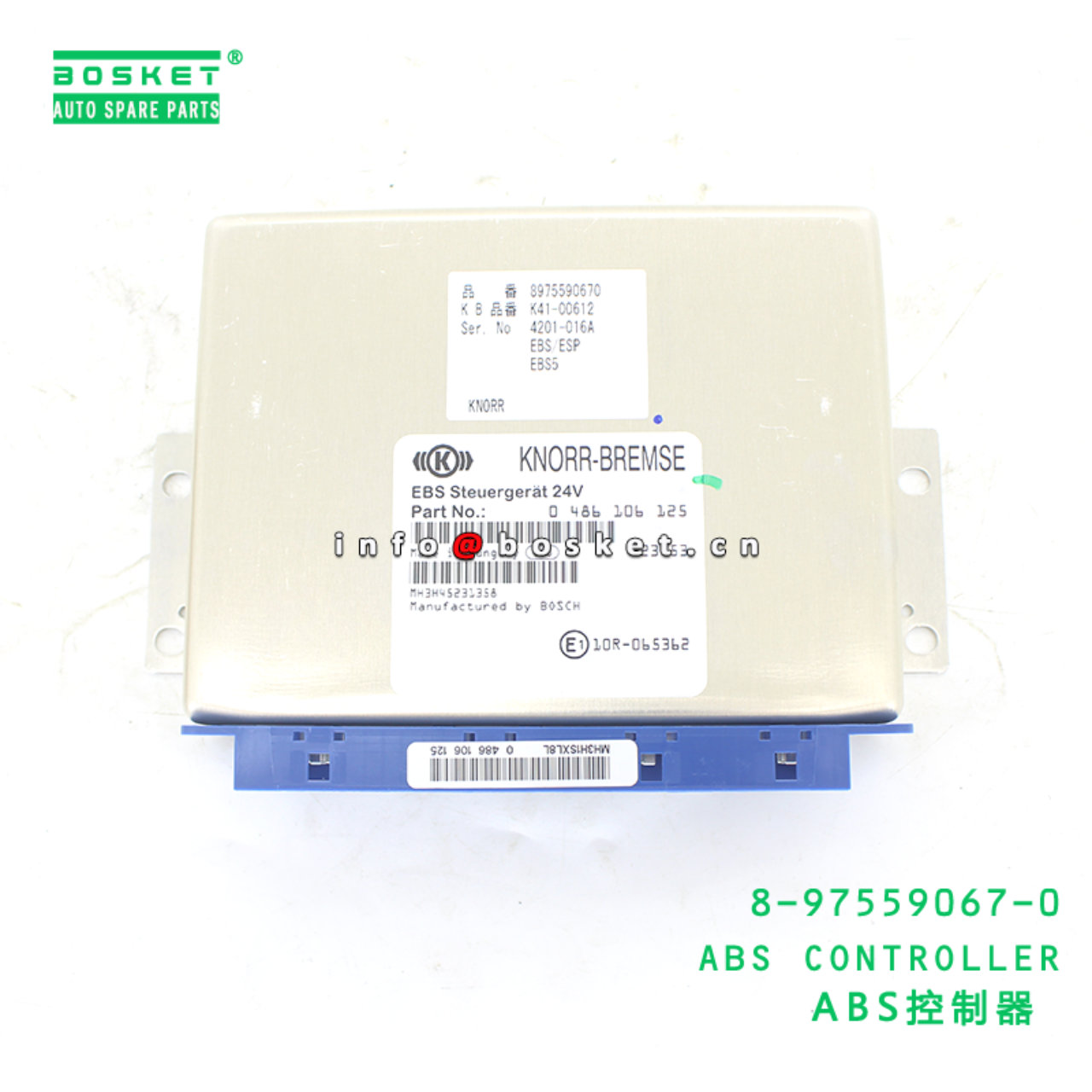 8-97559067-0 ABS CONTROLLER suitable for ISUZU 8975590670