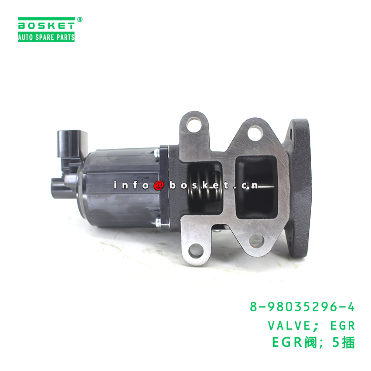 8-98035296-4 VALVE; EGR suitable for ISUZU 4HK1-T 8980352964