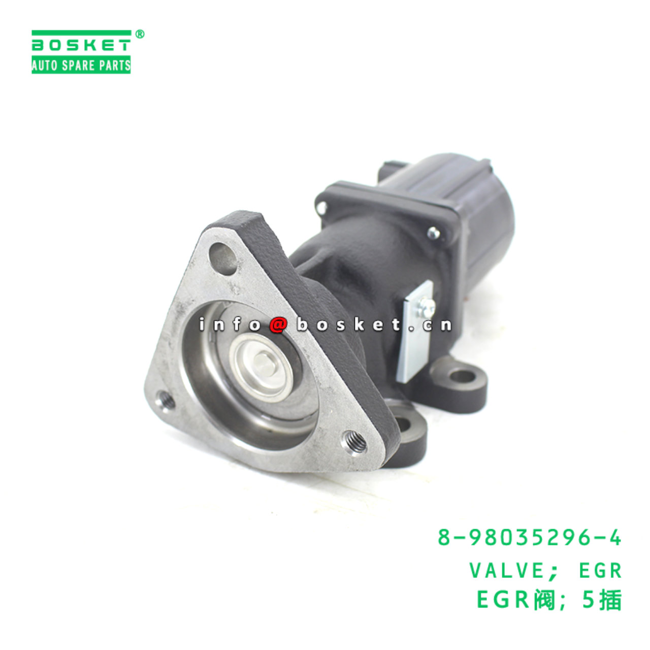 8-98035296-4 VALVE; EGR suitable for ISUZU 4HK1-T 8980352964