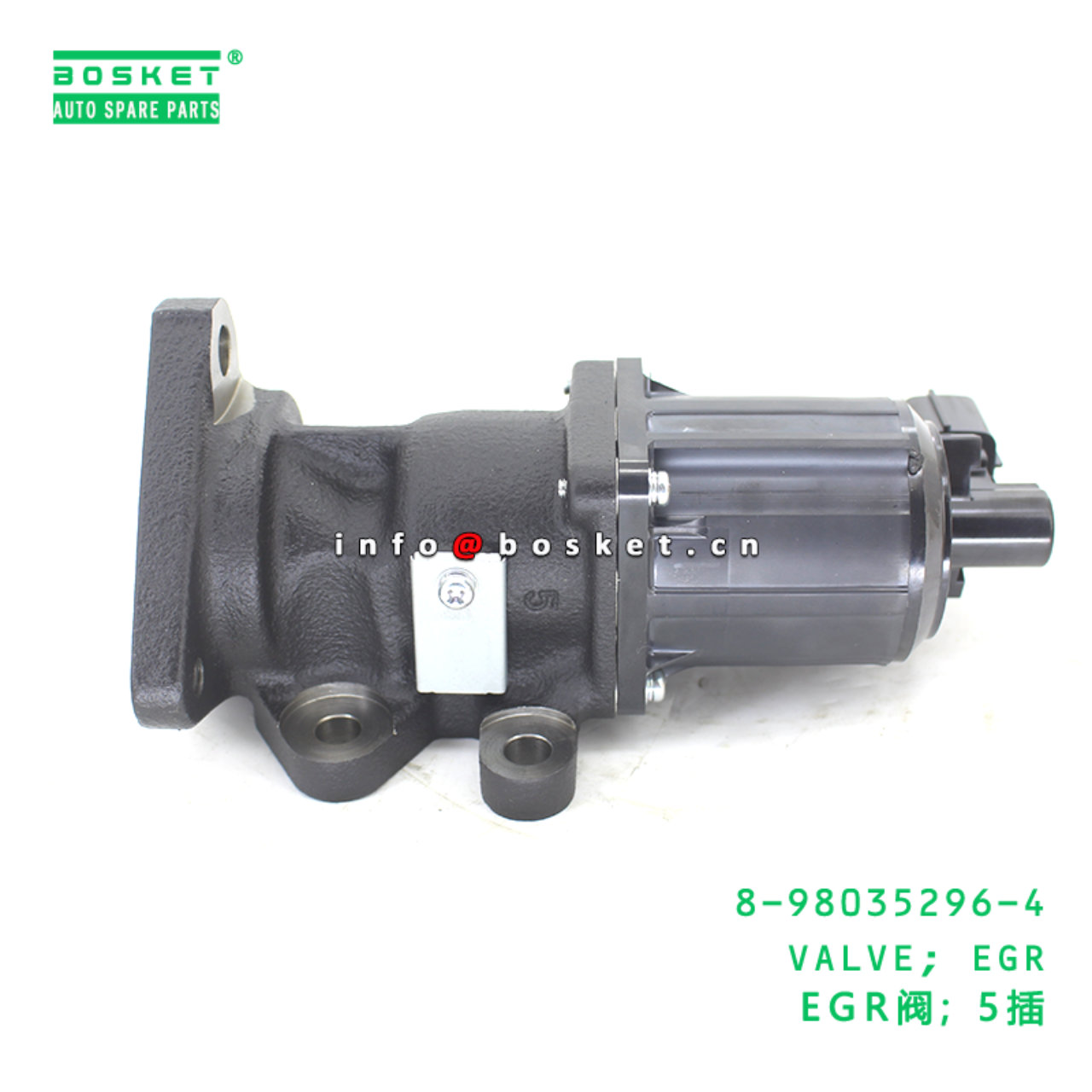 8-98035296-4 VALVE; EGR suitable for ISUZU 4HK1-T 8980352964