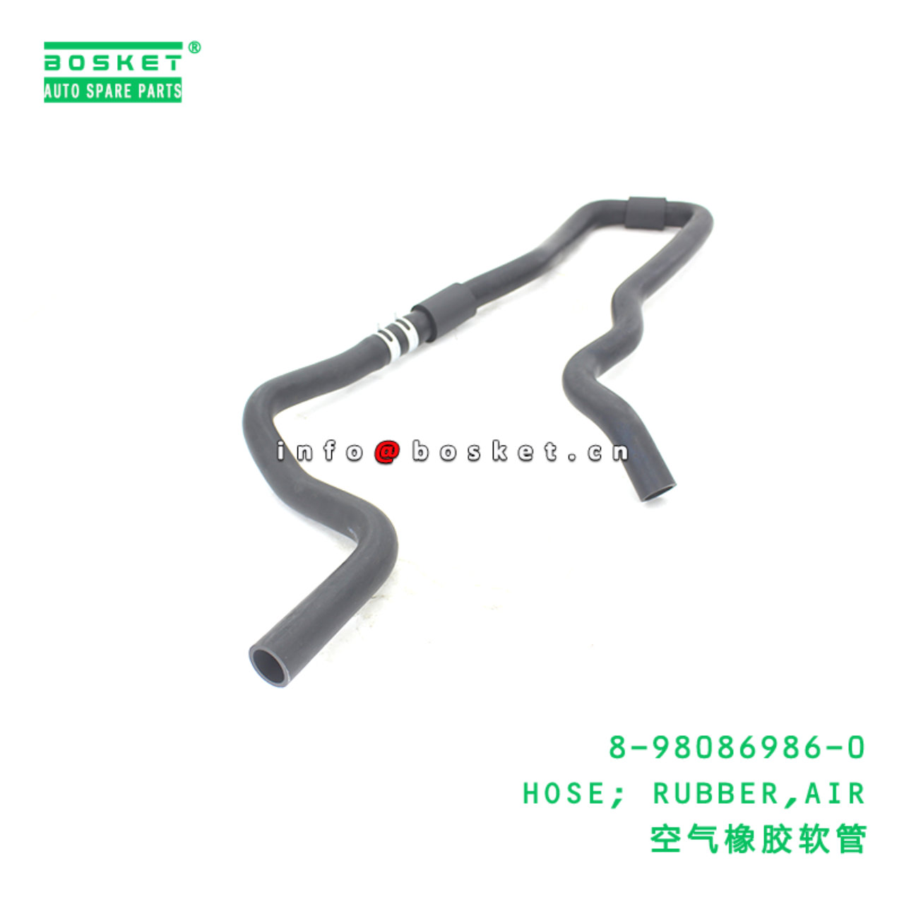 8-98086986-0 HOSE; RUBBER,AIR suitable for ISUZU VC46 6UZ1 8980869860