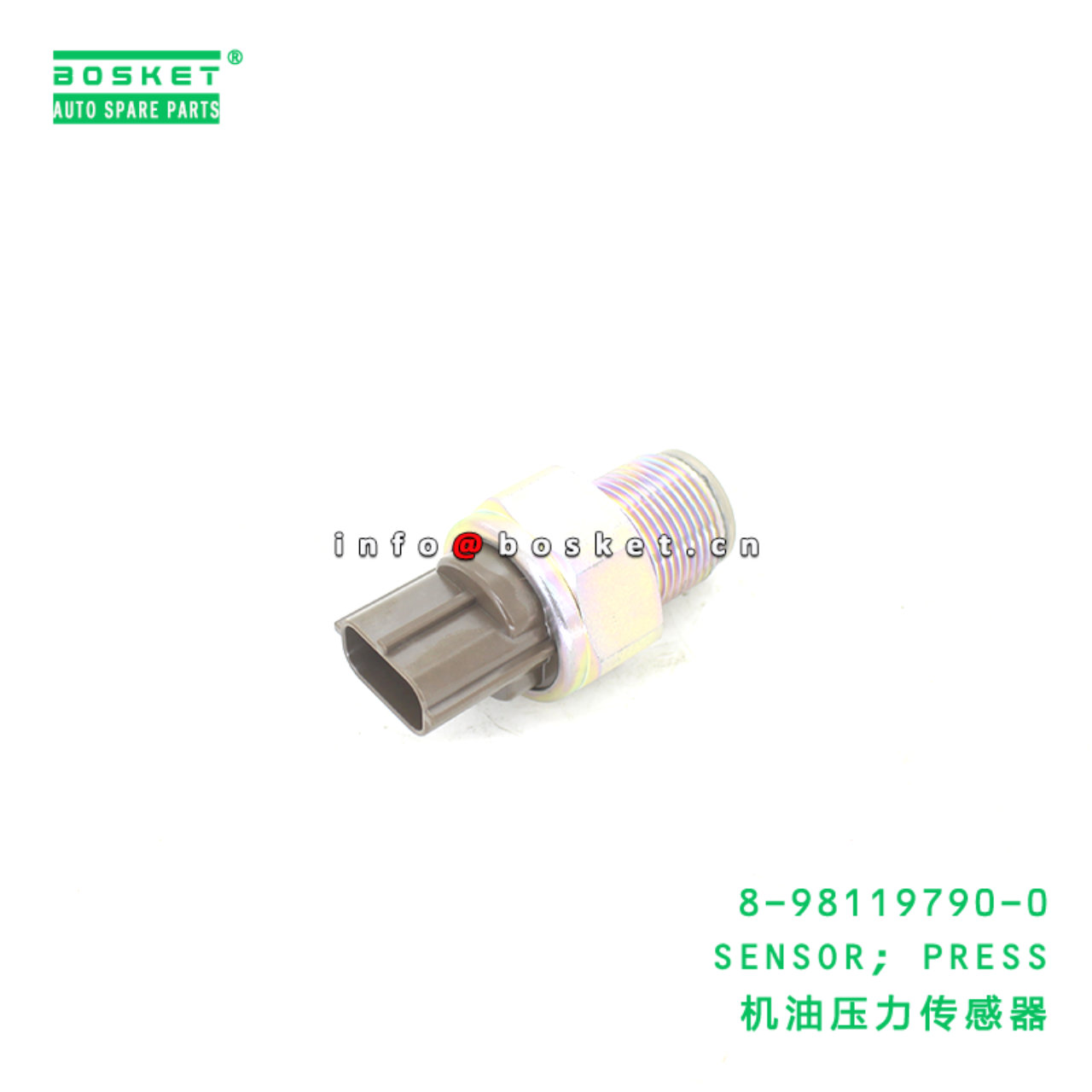 8-98119790-0 SENSOR; PRESS suitable for ISUZU NQR7...