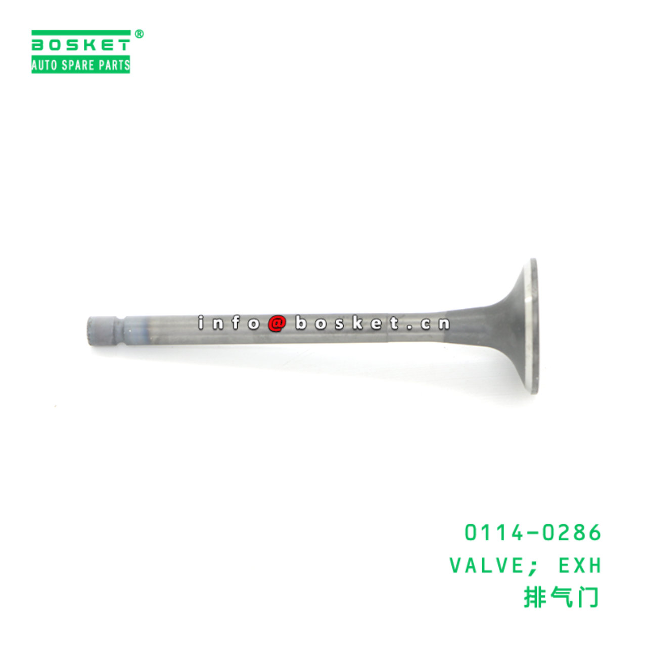 0114-0286 VALVE; EXH suitable for ISUZU NHR 4JB1 0114-0286