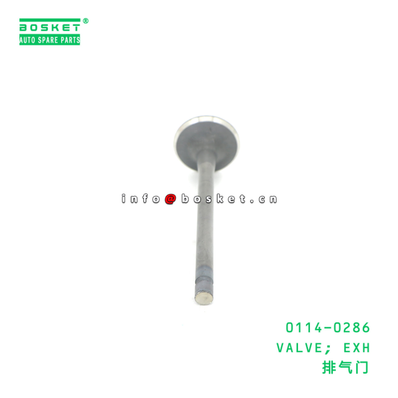 0114-0286 VALVE; EXH suitable for ISUZU NHR 4JB1 0114-0286
