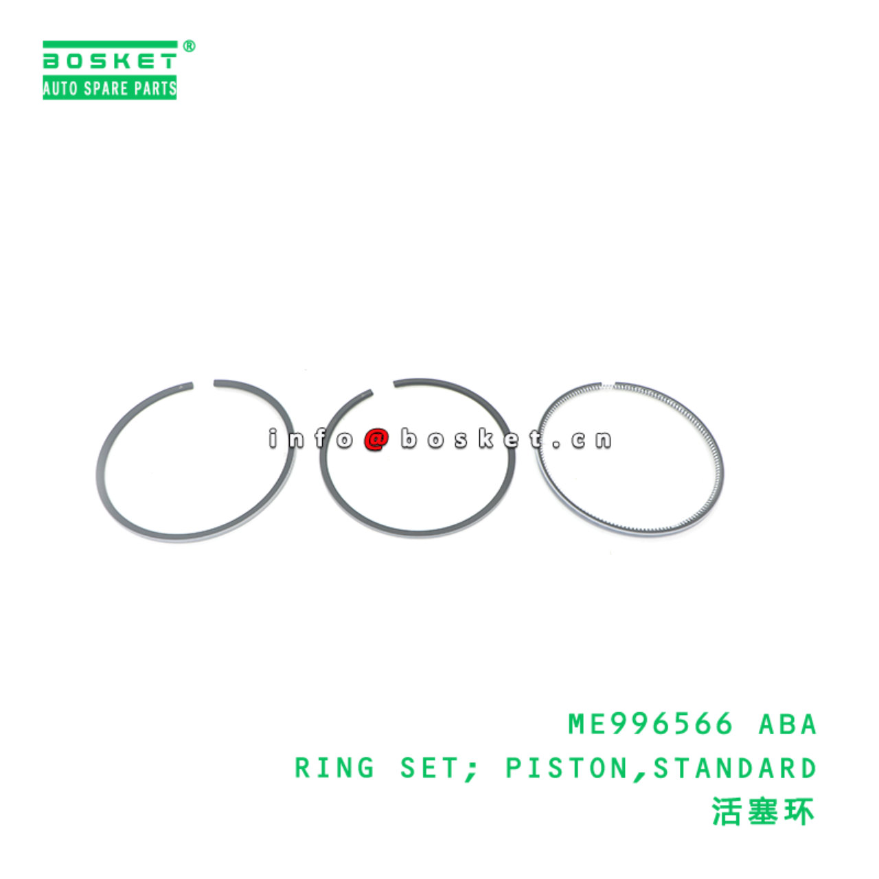 ME996566 ABA RING SET; PISTON,STANDARD suitable for FUSO 4D34T ME996566 ABA