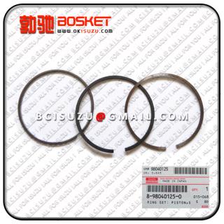 8980401250 8-98040125-0 8976034231 8-97603423-1  ELF     4HK1   RING SET; PISTO