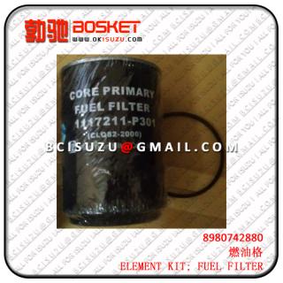 8980742880 8-98074288-0  4HK1  ELEMENT KIT; FUEL FILTER