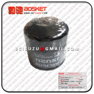 8973681131 8-97368113-1 8971725491 8-97172549-1   4HG1   ELEMENT KIT; FUEL FILTER
