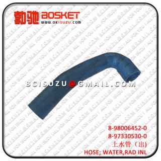8980064520 8-98006452-0 8973305300 8-97330530-0   700P/4HK1   HOSE; WATER,RAD INL
