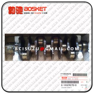 8980292700 8-98029270-0 8973525343 8-97352534-3   XYB/4HK1T/4HE1   CRANKSHAFT