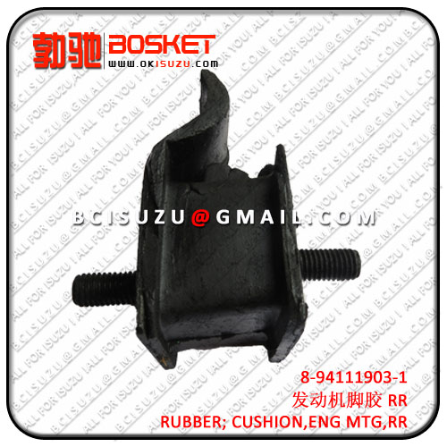 8-94111903-1 8941119031   NKR55/4JB1/4JH1  RUBBER; CUSHION,ENG MTG,RR