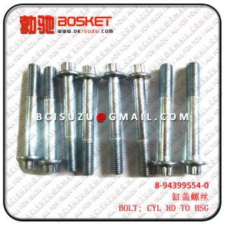 ISUZU 8-94399554-0 4HK1 BOLT; CYL HD TO HSG A M10*73