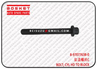 ISUZU 8-97077638-0 4HK1 BOLT; CYL HD TO BLOCK C M14*115