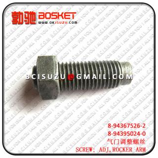 ISUZU 8-94395024-0 4HK1 SCREW; ADJ,ROCKER ARM M10*32 