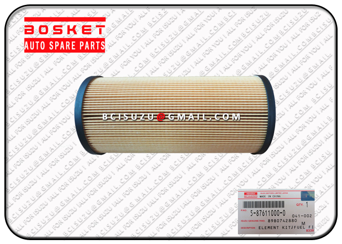 ISUZU 8-98074288-0 5-87611000-0 4HK1 ELEMENT KIT; FUEL FILTER