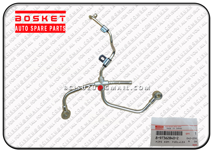 ISUZU 8-97362840-2 4HK1 PIPE ASM; FUEL,LEAK OFF 