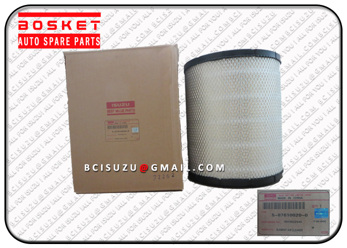 8970622940 8-97062294-0 Air Cleaner Filter 5876100200 5-87610020-0 For ISUZU NPR 4JJ1 4HK1