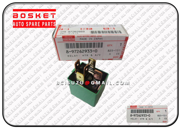 8972629330 8-97262933-0 A/C Heater Relay 8970628151 8-97062815-1 For ISUZU CXZ81K 10PE1 