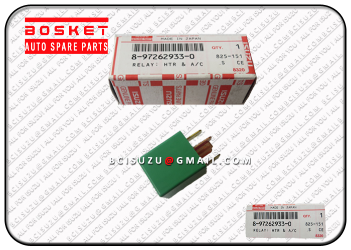 8972629330 8-97262933-0 A/C Heater Relay 8970628151 8-97062815-1 For ISUZU CXZ81K 10PE1 