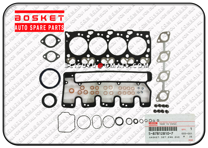 5878128107 5-87812810-7 Engine Overhaul Gasket Set For ISUZU 4LE2 Engine 