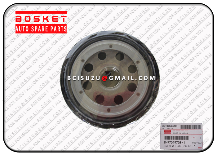 8970497081 8-97049708-1 Oil Filter Element For ISUZU 4JA1 4JB1
