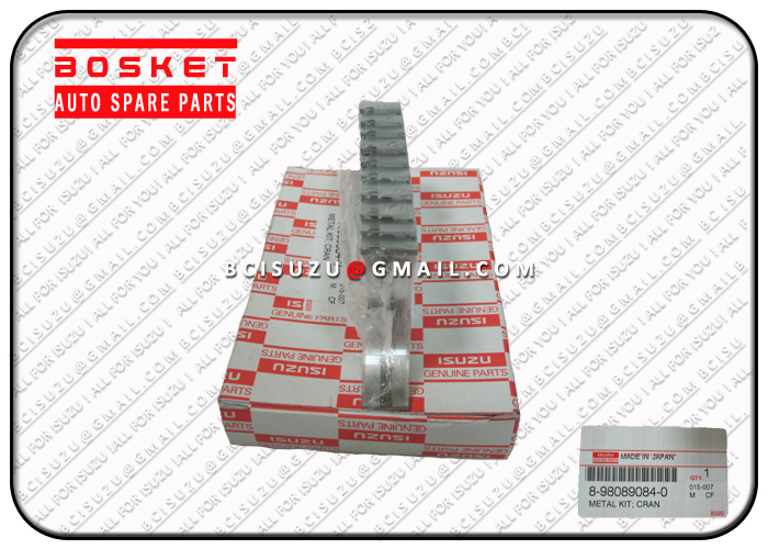 8980890840 8-98089084-0 Standard Crankshaft Metal Kit For ISUZU XD 4LE2 