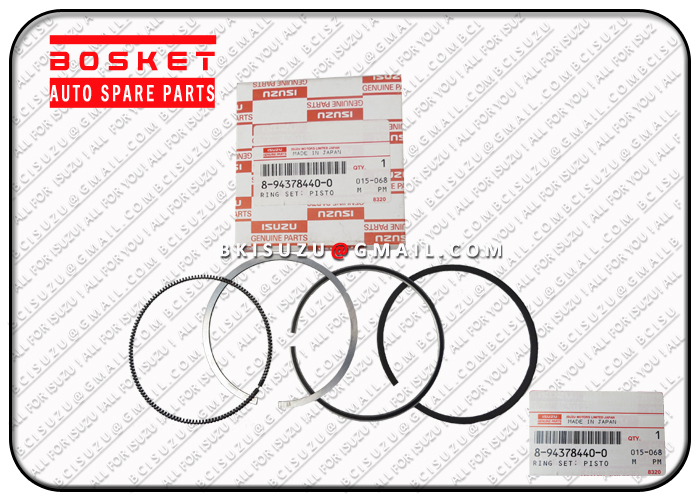 8943784400 8-94378440-0 Standard Piston Ring Set For ISUZU 3KR2 Engine 