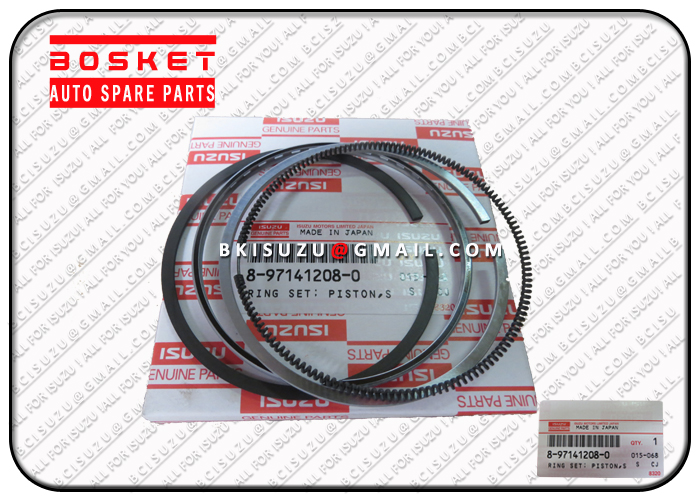 8971412081 8-97141208-1 Standard Piston Ring Set For ISUZU XD 4LE2 Engine 