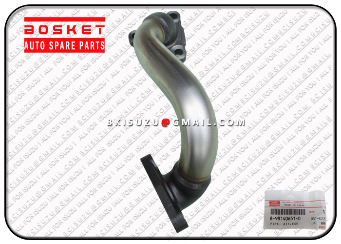 8981406510 8-98140651-0 Air EGR Pipe 8973753690 8-97375369-0 For ISUZU XD 4HK1 Engine