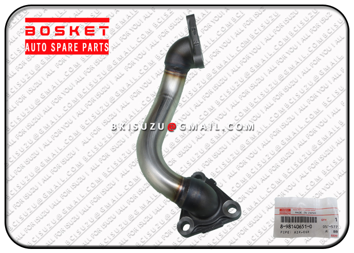 8981406510 8-98140651-0 Air EGR Pipe 8973753690 8-97375369-0 For ISUZU XD 4HK1 Engine