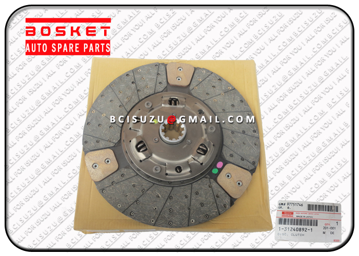 1312408760 1-31240876-0 Disc Clutch For Isuzu CXZ81K 10PE1 1312408760 1-31240876-0 Disc Clutch For Isuzu CXZ81K 10PE1