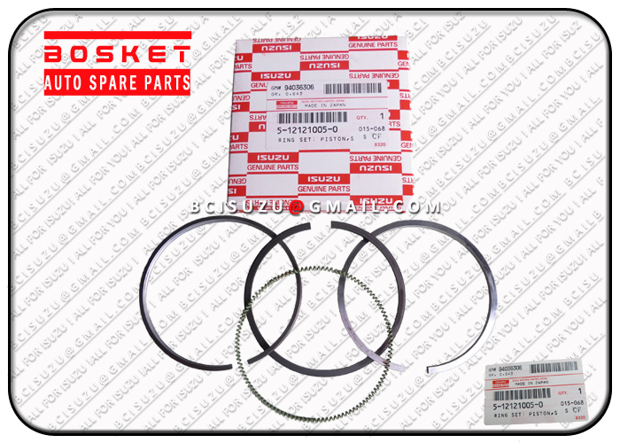 Piston Ring Set For Isuzu 6BD1 Engine 5121210050 5-12121005-0 