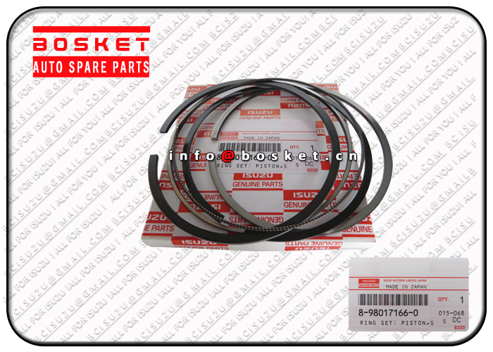 8-98017166-0 8980171660 Standard Piston Ring Set Suitable For ISUZU XE 4HK1 6HK1 