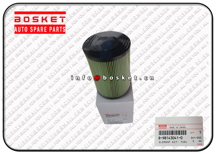 8-98143041-0 8-98008840-0 8981430410 8980088400 Fuel Filter Element Kit Suitable For ISUZU XE 6HK1 