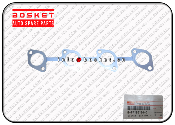 8-97126186-0 8971261860 Exhaust Manifold To Head Gasket Suitable For ISUZU XD 