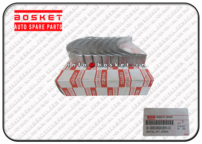 8-98089085-0 8980890850 Standard Crankshaft Metal Kit Suitable For ISUZU XD 