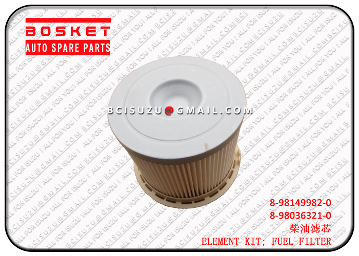 8981499820 8-98149982-0 Fuel Filter Element Kit Suitable For ISUZU UCS 4JJ1 4JK1 