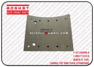 1471266980 1-47126698-0 Standard Front Brake Shoe Lining Sutiable for ISUZU CXZ CYZ 6WF1 