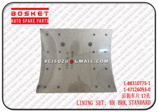 1883107751 1-88310775-1 Standard Rear Brake Lining Set Suitable for ISUZU CYZ EXZ 