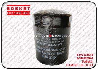 8971122630 8-97112263-0 Oil Filter Element Suitable for ISUZU  JT WF XD 10PE1 6WF1 