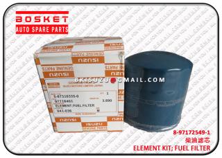 8971725491 8-97172549-1 Fuel Filter Element Kit Suitable for ISUZU NPR60 4BG1 4HF1 