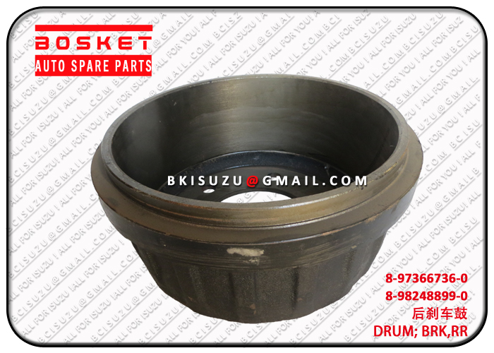 8973667360 8-97366736-0 Rear Brake Drum Suitable for ISUZU NKR 