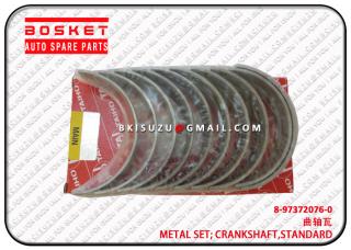 8973720760 8-97372076-0 Standard Crankshaft Metal Set Suitable for ISUZU NKR NPR 4HK1 4HF1 