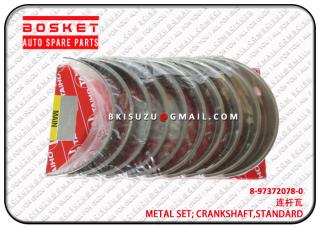 8973720780 8-97372078-0 Standard Crankshaft Metal Set Suitable for ISUZU FVR34 6HK1 4HK1 