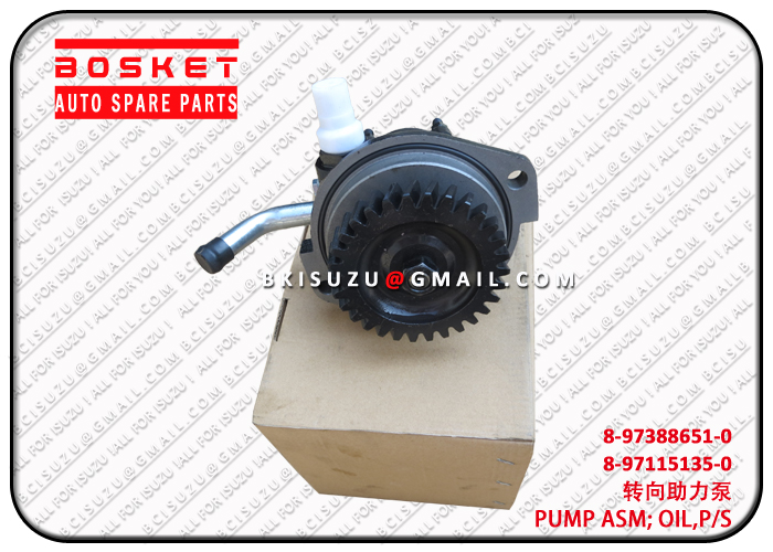 8973886510 8-97388651-0 Power Steering Oil  Pump Assembly Suitable for ISUZU NPR66 4HF1 