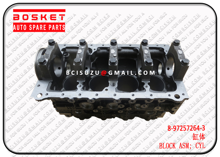 8972572643 8-97257264-3 Cylinder Block Assembly Suitable for ISUZU NKR77 4JH1 