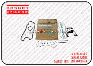 5-87812913-7 5878129137 Engine Overhaul Gasket Set Suitable for ISUZU NHR 4JG2 